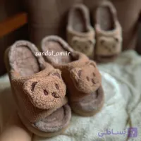 دمپایی پولیشی پاپوش زنانه خرسی