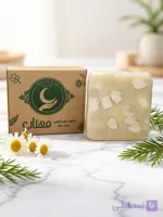 صابون گیاهی دست ساز سدر و بابونه مناسب مو  100گرم | ضد ریزش و تقویت‌کننده مهتاب