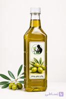 روغن زیتون رودبار اصل شفا مارکت -سلامت قلب و دستگاه گوارش -برای پوست و مو- 1 لیتر