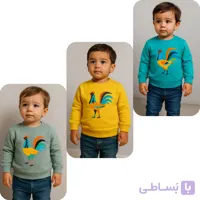 بلوز پسرانه آستین بلند جنس پنبه دورس دونخ لاکرا