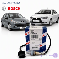 سنسور اکسیژن ME 17 (بالا) اصل BOSCH سوکت مشکی | ارسال فوری و ضمانت کالا