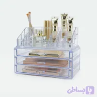 استند آرایشی سه کشو با رویه ساده کد 7007