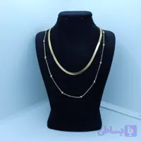گردنبند زنانه دولاین طرح ماری و گوی