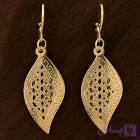 گوشواره رویش دور ورساچ استیل رنگ ثابت ضد حساسیتJ02