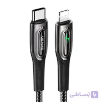 کابل شارژر قطع کن دار تایپ سی به لایتنینگ یوسمز مدل SJ518