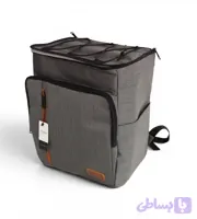 کوله پشتی عایق‌دار 18 لیتری Pull&Bear طوسی | کیف ترمو مسافرتی