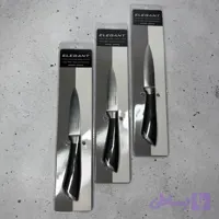 چاقو سرآشپز 7 کربنه الگانت 9 سانتی | چاقوی سوئیسی کوچک، تیز و حرفه‌ای آشپزخانه