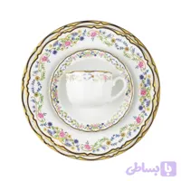 سرویس چینی ۱۰۲ پارچه کامل گلستان(چینی زرین)