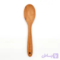 قاشق چوبی متوسط الگانت 25 سانتی‌متری ساخته شده از چوب راش