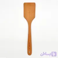 کفگیر بزرگ چوبی الگانت مدل ساده با روکش ضد آب چوب راش