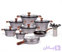 سرویس قابلمه 23 پارچه کاندید مدل سزار با پوشش تیتانیوم