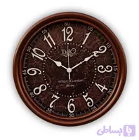 ساعت دیواری چوبی تیک مدل 411 | اعداد رومی