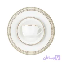 سرویس چینی 102پارچه کامل ریوا پلاتینی(چینی زرین)