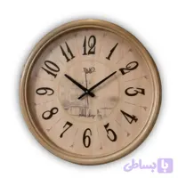 ساعت دیواری چوبی تیک مدل 606 | اعداد انگلیسی 60 سانتی