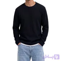 پلیور بلوز مردانه بافت بیسکوییتی کد 301