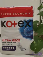 پد بهداشتی بانوان Kotex   سایز بزرگ شبانه ۱۶ عددی