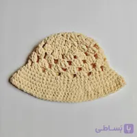 کلاه دستبافت رنگ ذغالی | کلاه بافتنی دست‌ساز گرم و راحت