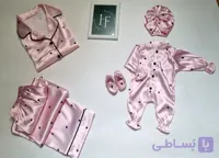 ست بیمارستان بلوز و شلوار مادر+ست نوزادی