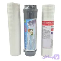 پک فیلتر تصفیه آب کوکونات (1PP + کربن نارگیلی + 1PP)