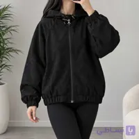بامبر کلاه دار زنانه طرح دار کد 4100