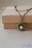 گردنبند دو زنجیره "نگار" | برنزی خاص
