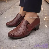 کفش زنانه تابستانی طبی اداری و مجلسی چرم گاوی تبریز سایز 37 تا 41