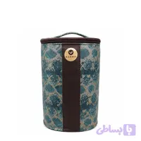 کیف قلیان کرنو سایز XL مدل پوست ماری رنگ سبز یشمی