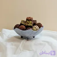 شکلات خوری سرامیکی دست‌ساز لعاب افکت دار