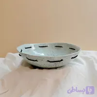 ظرف سالاد سرامیکی دست‌ساز مدل کوک قطر 23 سانتمیتر