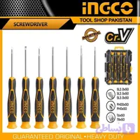 پیچ گوشتی ساعتی اینکو مدل HKSD-0718 بسته 7 عددی