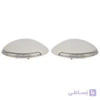 قاب مکمل چراغدار آینه زرین صنعت مناسب برای پژو 206