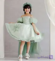 پیراهن مجلسی مدل گل بهاری