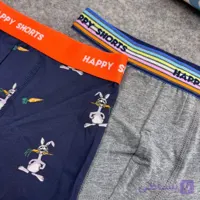 شورت پسرانه happy shorts بسته 2 عددی سایز (۱۳۴-۱۴۰)۸ تا ۱۰ سال