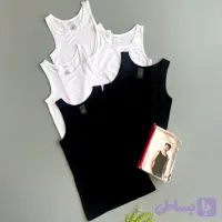 رکابی مردانه اورجینال برند Esmara سایز لارج(مشکی-سفید)