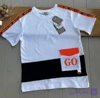 تیشرت پسرانه سفید( برند ترک panço) ۶-۷ سال