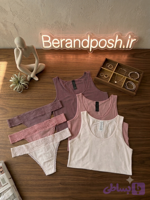 ست تاپ و شورت زنانه اورجینال برند Esmara سایز (S-M-L-XL)