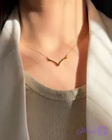 گردنبند زنانه شاخ گوزن استیل