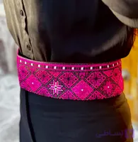 کمربند زنانه طرح سوزندوزی مدل میناب