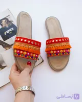 صندل زنانه سوزندوزی طرح هرمز