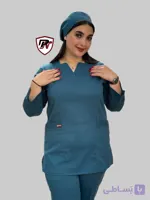 اسکراب شلوار یقه خشتی زنانه
