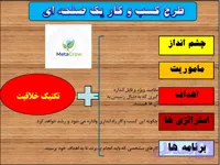 مجموعه آموزشی طرح تجاری (کسب و کار) یک صفحه ای
