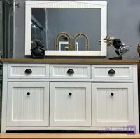 کنسول پذیرایی تمام MDF مدل406 با روکش طبیعی چوب بلوط و راش در 2سایز