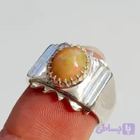 انگشتر اپال دستساز اصل و معدنی