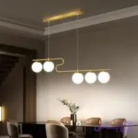 لوستر کانتری ۵ شعله مولکولی نگاه