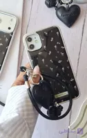قاب گوشی رز صورتی همراه با آویز سامسونگ شیامی آیفون