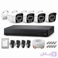 پک 4 دوربین مداربسته هایسنس 2 مگاپیکسل + دستگاه XVR 5 مگاپیکسل + هارد 500 گیگ | فروش ویژه