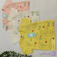 تیشرت تک دخترانه آستین کوتاه وارداتی گلبرگ