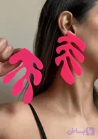 گوشواره سبک پلکسی مینیمال مدل برگسان