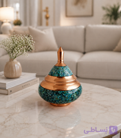 قندان فیروزه کوبی ۱۷سانتی