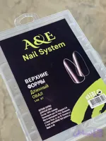 قالب کاشت ناخن روسی ریشه نازک A&E ای اند ای مدل بیضی الترا 140 عددی